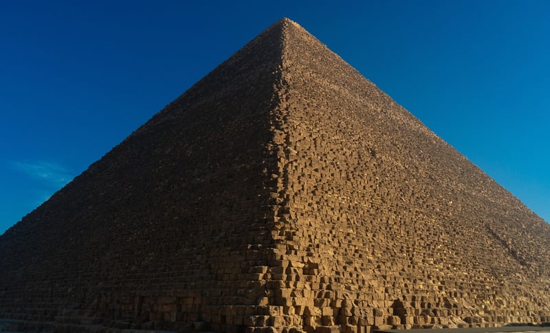 Pyramids in Giza, Egypt